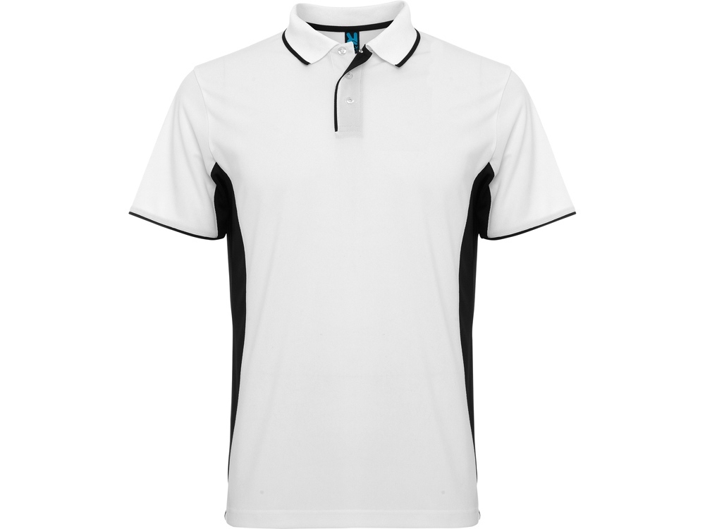 421PO0102M&nbsp;1290.000&nbsp;Рубашка поло "Montmelo" мужская с длинным рукавом, белый/черный&nbsp;201969