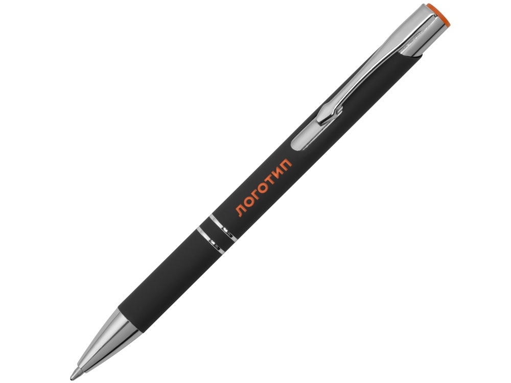 11579.08&nbsp;82.710&nbsp;Ручка металлическая шариковая "Legend Mirror Gum" софт-тач с цветным слоем, черный / оранжевый&nbsp;171875