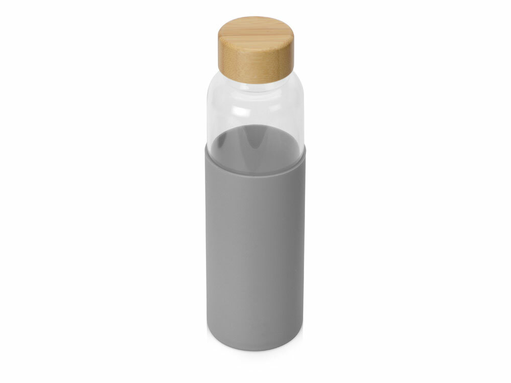 887310&nbsp;895.330&nbsp;Бутылка для воды стеклянная "Refine", в чехле, 550 мл, серый&nbsp;196759