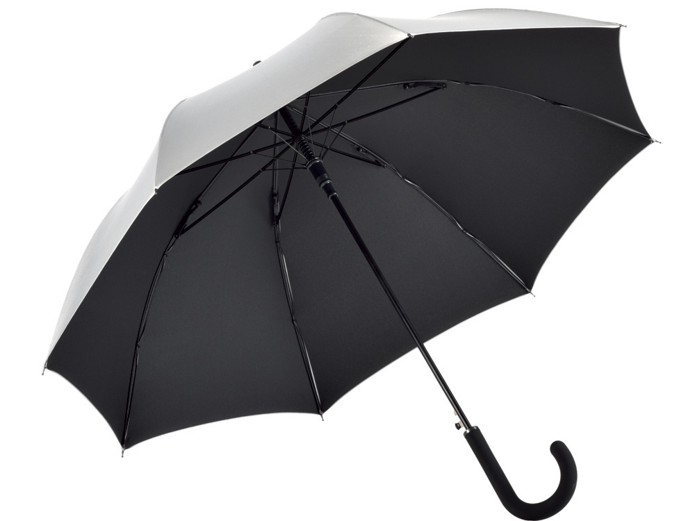 100079&nbsp;3614.260&nbsp;Зонт 7119 AC regular umbrella FARE® Collection silver/black&nbsp;218617