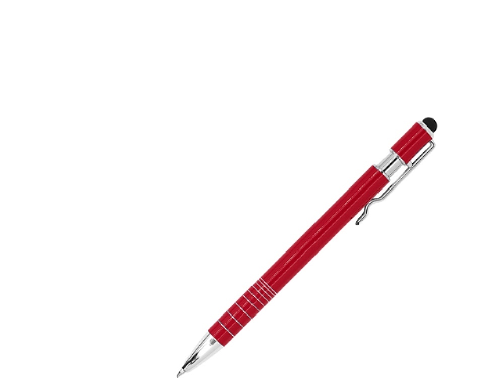 HW8014S160&nbsp;93.000&nbsp;Ручка-стилус металлическая шариковая BORNEO, красный&nbsp;226177
