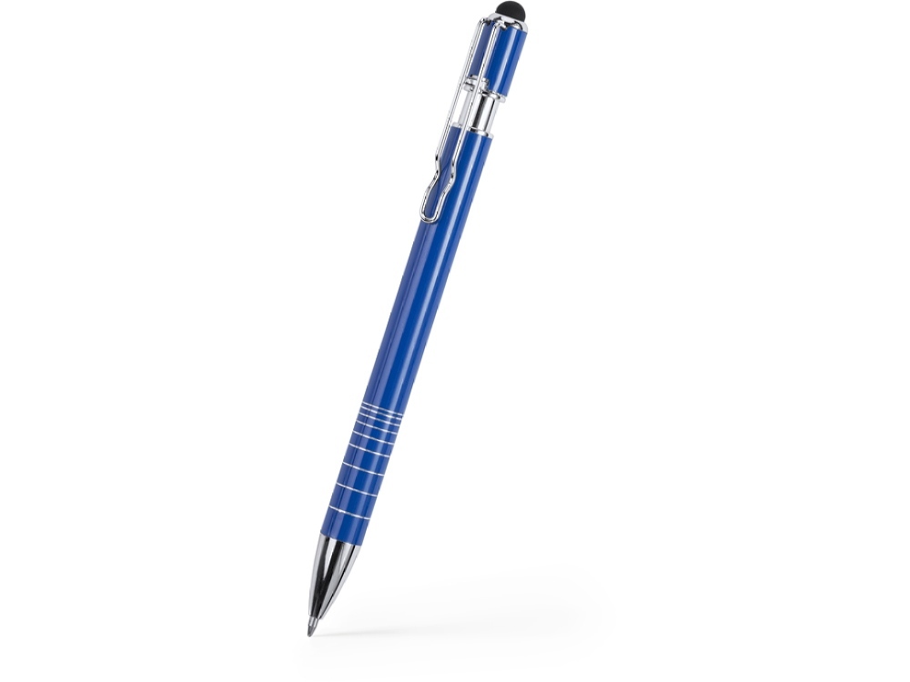 HW8014S105&nbsp;93.000&nbsp;Ручка-стилус металлическая шариковая BORNEO, королевский синий&nbsp;226182