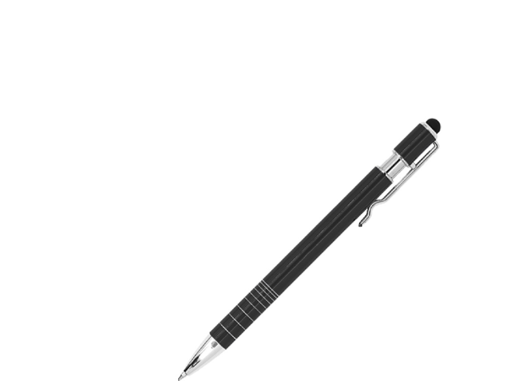 HW8014S102&nbsp;93.000&nbsp;Ручка-стилус металлическая шариковая BORNEO, черный&nbsp;226180