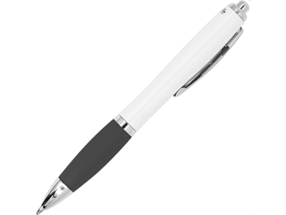 HW8039S102&nbsp;36.000&nbsp;Ручка пластиковая шариковая CARREL с антибактериальным покрытием, белый/черный&nbsp;226086