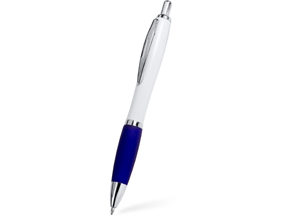 HW8039S105&nbsp;36.000&nbsp;Ручка пластиковая шариковая CARREL с антибактериальным покрытием, белый/королевский синий&nbsp;226088