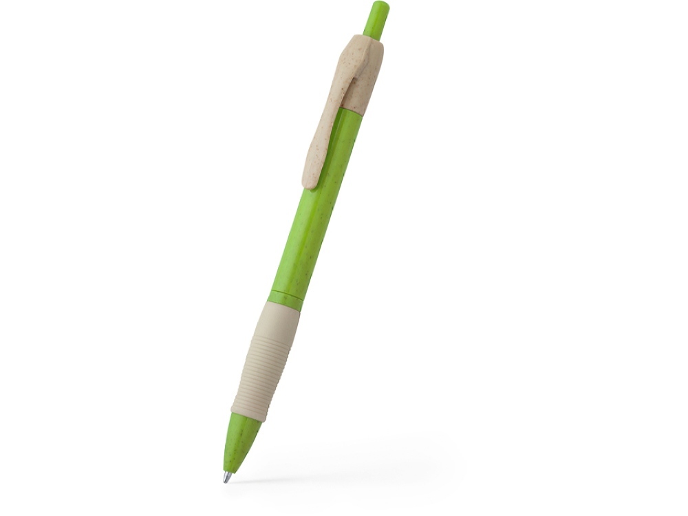 HW8032S1114&nbsp;21.000&nbsp;Ручка шариковая HANA из пшеничного волокна, бежевый/зеленое яблоко&nbsp;226141