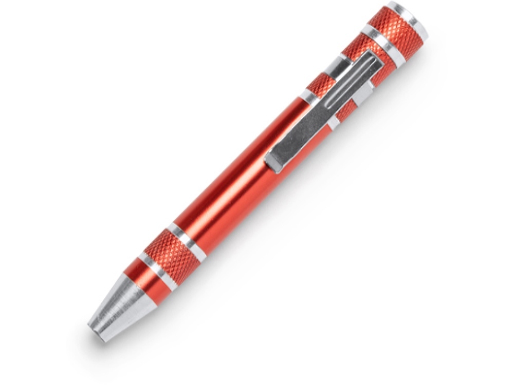 TO3991S160&nbsp;243.000&nbsp;Алюминиевый мультитул BRICO в форме ручки, красный&nbsp;226848