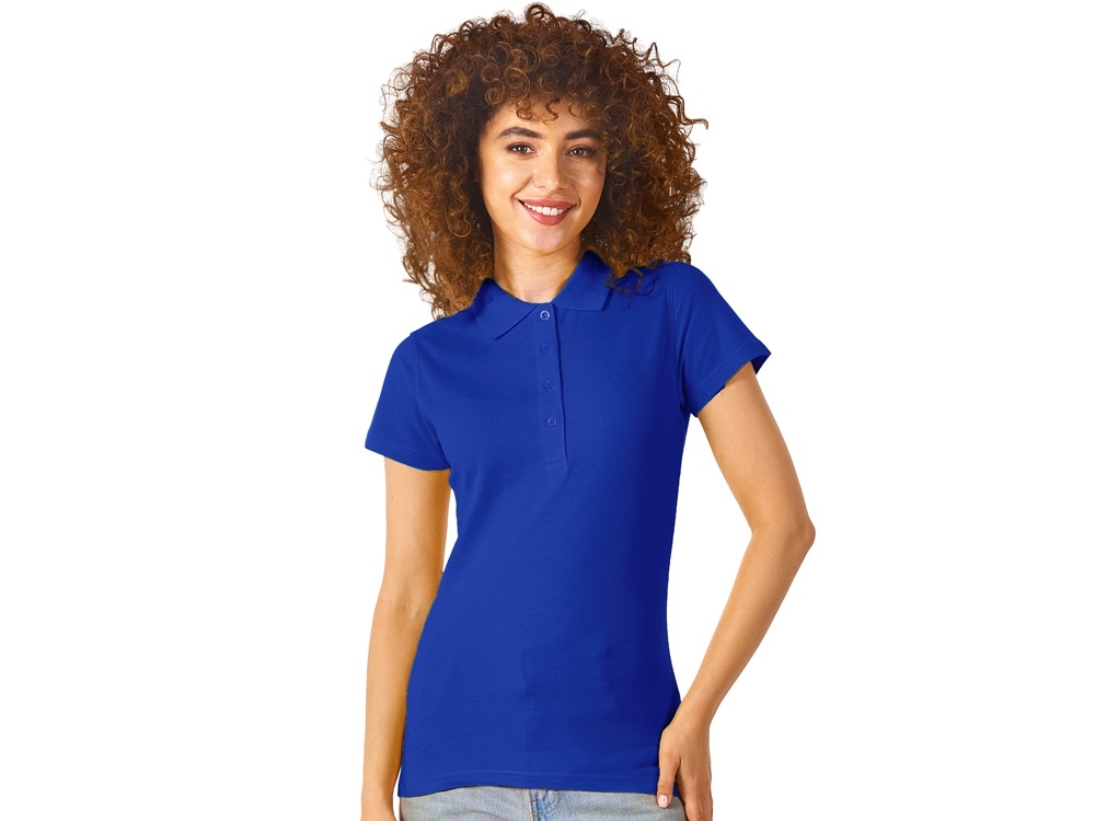 31094N47XL&nbsp;887.400&nbsp;Рубашка поло "First 2.0" женская, классический синий&nbsp;228260
