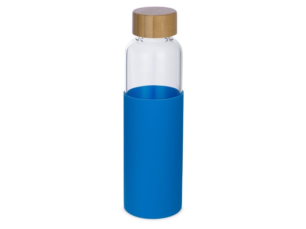 887302&nbsp;895.330&nbsp;Бутылка для воды стеклянная "Refine", в чехле, 550 мл, голубой&nbsp;228500