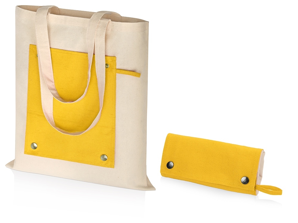 955154&nbsp;377.510&nbsp;Складная хлопковая сумка для шопинга Gross с карманом, желтый&nbsp;229891