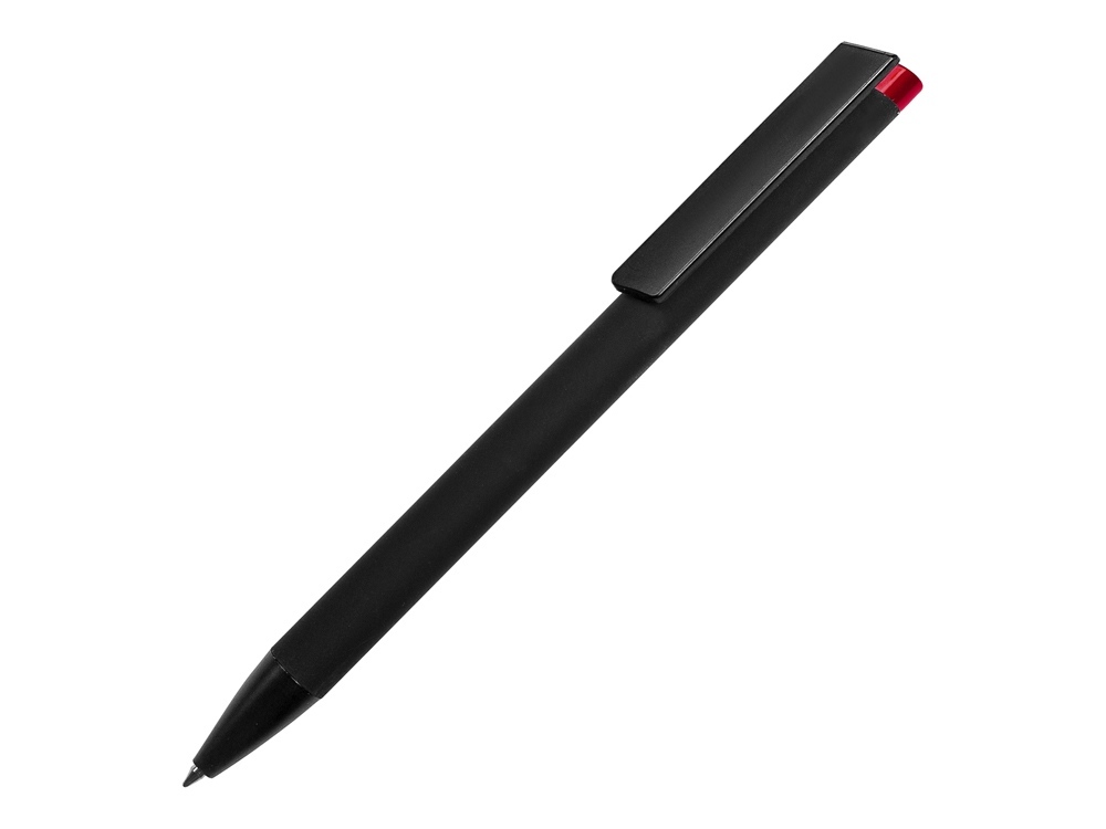 16550.01&nbsp;92.710&nbsp;Ручка металлическая шариковая "Taper Metal" софт-тач с цветным зеркальным слоем, черный с красным&nbsp;230105