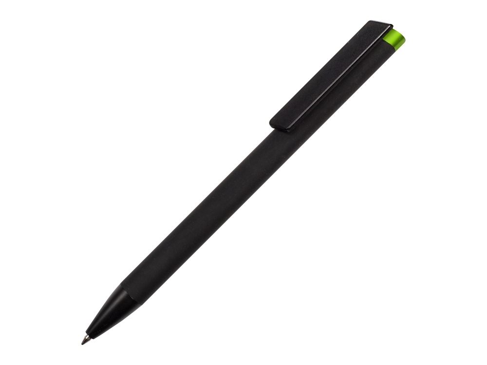 16550.03&nbsp;92.710&nbsp;Ручка металлическая шариковая "Taper Metal" софт-тач с цветным зеркальным слоем, черный с зеленым яблоком&nbsp;230107