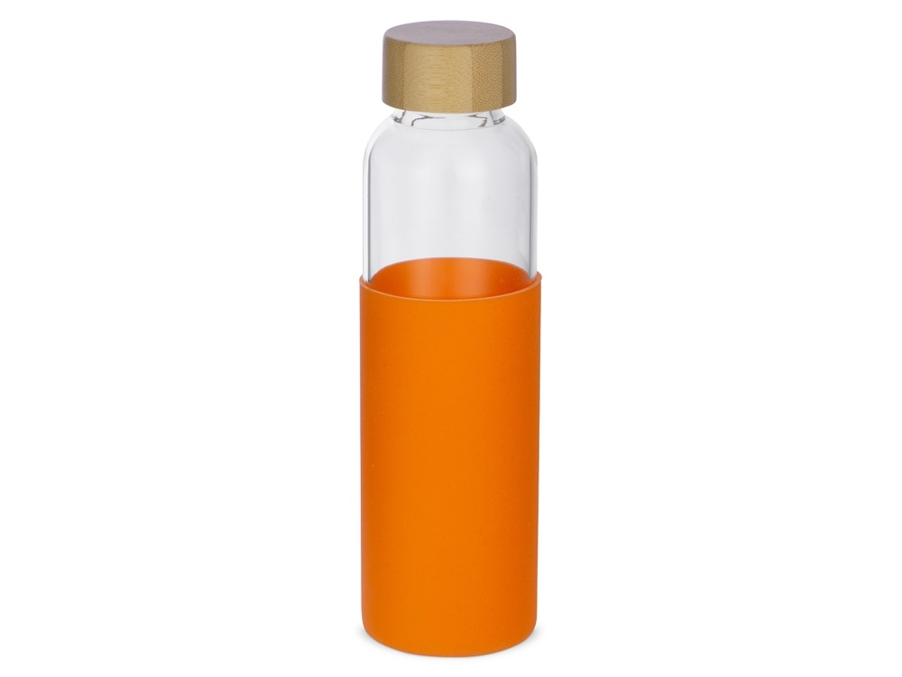 887318&nbsp;895.330&nbsp;Бутылка для воды стеклянная "Refine", в чехле, 550 мл, оранжевый&nbsp;228498