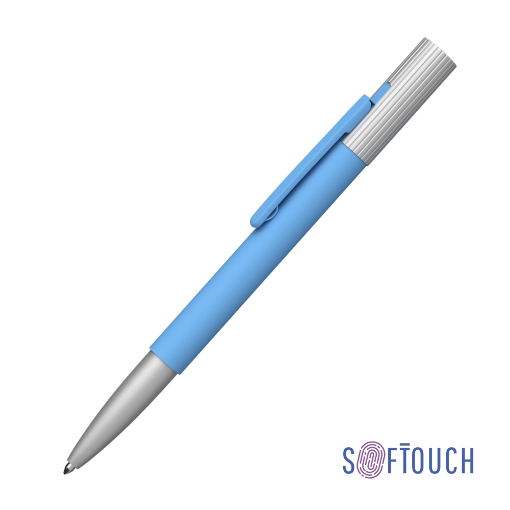 6917-22S&nbsp;99.000&nbsp;Ручка шариковая "Clas", покрытие soft touch голубой&nbsp;145076
