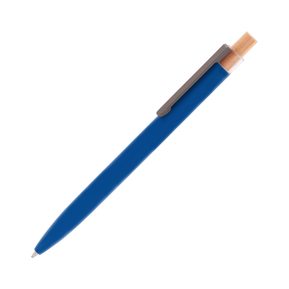 7455-2&nbsp;109.000&nbsp;Ручка шариковая "Matt" из переработанного алюминия и пластика, с кнопкой из бамбука синий&nbsp;222100