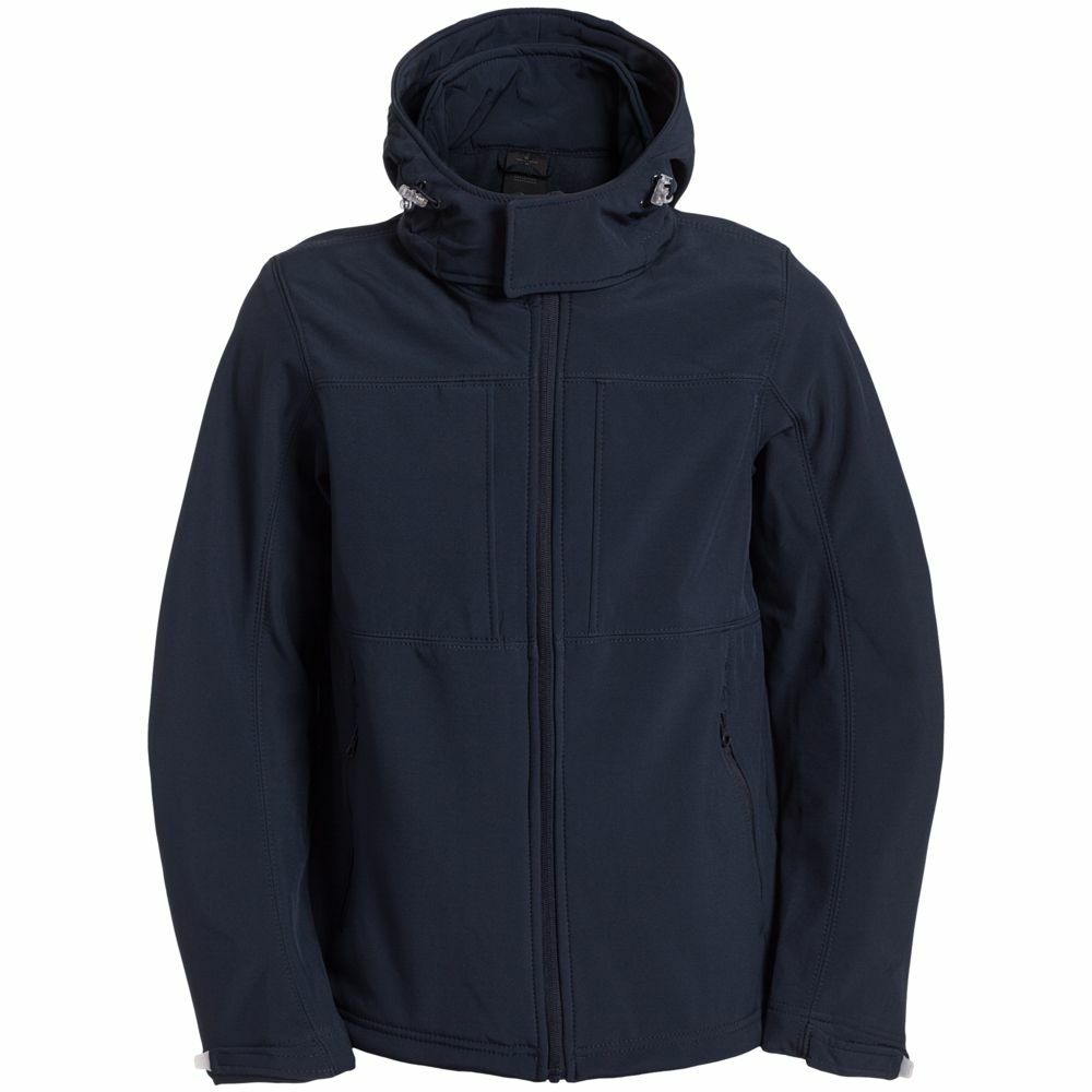 JM950003&nbsp;8149.000&nbsp;Куртка мужская Hooded Softshell темно-синяя&nbsp;45626