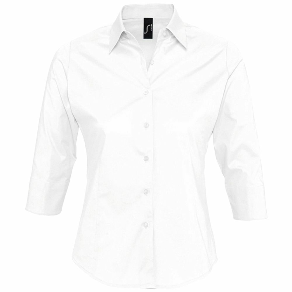 2510.60&nbsp;3133.000&nbsp;Рубашка женская с рукавом 3/4 EFFECT 140, белая&nbsp;79961