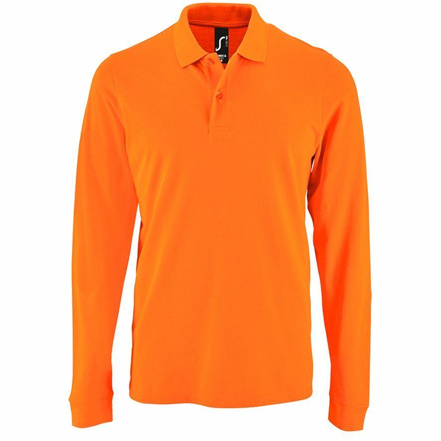 02087400&nbsp;1880.000&nbsp;Рубашка поло мужская с длинным рукавом PERFECT LSL MEN, оранжевая&nbsp;106905