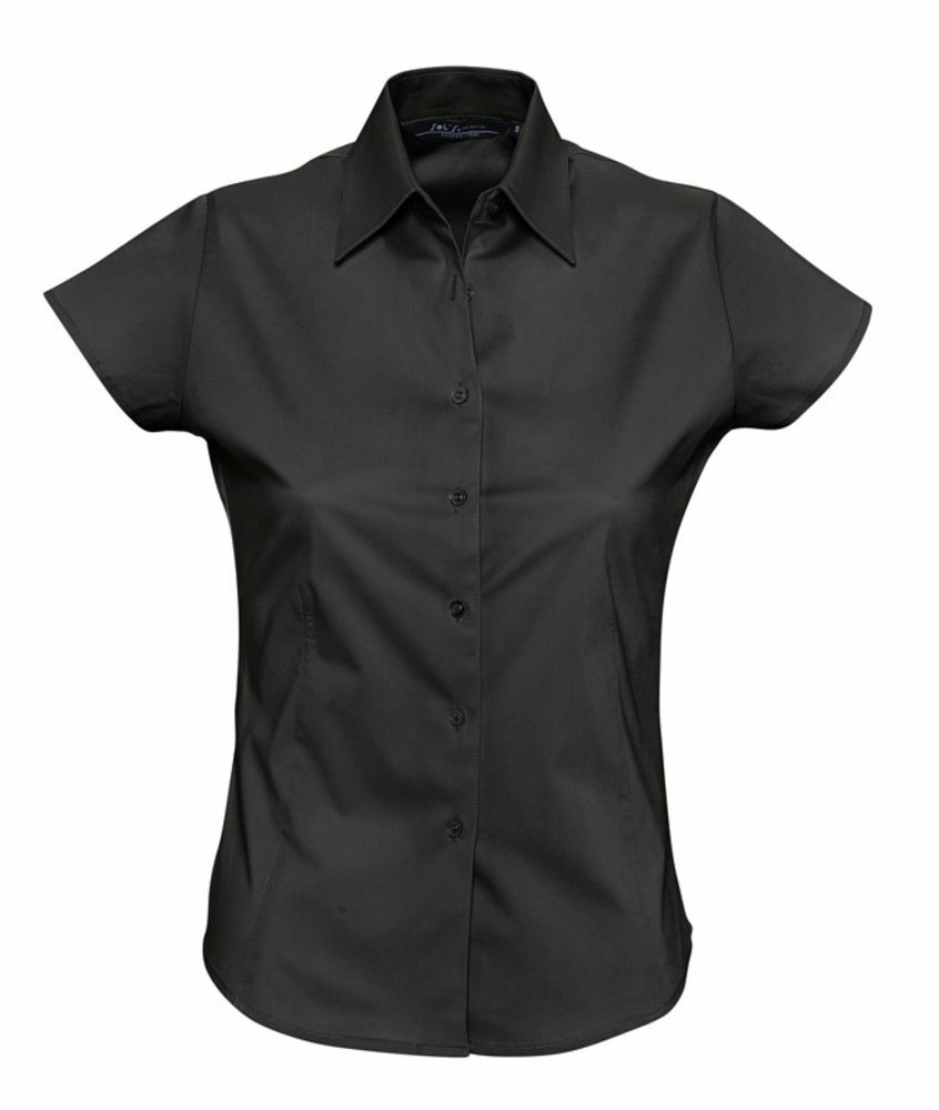 2511.30&nbsp;3146.000&nbsp;Рубашка женская с коротким рукавом EXCESS, черная&nbsp;79962
