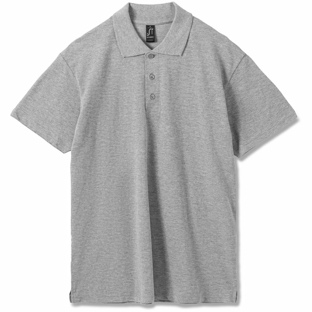 1379.11&nbsp;1135.000&nbsp;Рубашка поло мужская SUMMER 170, серый меланж&nbsp;43515