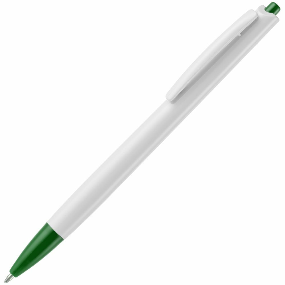 15906.69&nbsp;17.600&nbsp;Ручка шариковая Tick, белая с зеленым&nbsp;146014