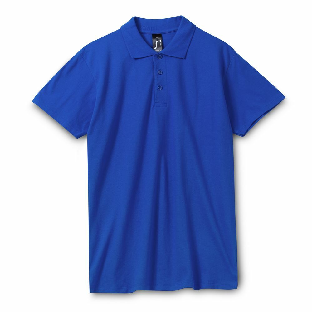 1898.44&nbsp;1768.000&nbsp;Рубашка поло мужская SPRING 210, ярко-синяя (royal)&nbsp;43398