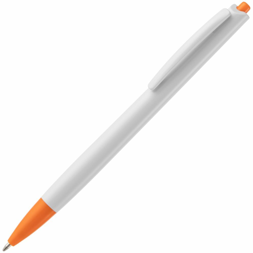 15906.62&nbsp;17.600&nbsp;Ручка шариковая Tick, белая с оранжевым&nbsp;146009