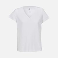 04766102&nbsp;475&nbsp;Футболка женская Regent Women с V-образным вырезом, белая&nbsp;280048