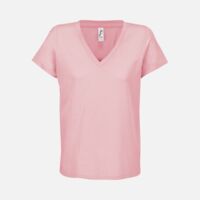 04766127&nbsp;595&nbsp;Футболка женская Regent Women с V-образным вырезом, розовая (candy)&nbsp;280041