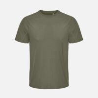 04787269&nbsp;530&nbsp;Футболка спортивная унисекс Vortex, темный хаки&nbsp;280071