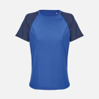 04788534&nbsp;530&nbsp;Футболка спортивная женская Vortex Women, темно-синяя с ярко-синим&nbsp;280085