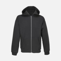 04818312&nbsp;5500&nbsp;Толстовка унисекс на молнии Jelo, черная&nbsp;280094