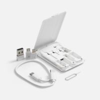 16877.60&nbsp;1290&nbsp;Органайзер с беспроводной зарядкой и набором адаптеров Octopod, белый&nbsp;276036