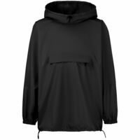 16880.30&nbsp;1890&nbsp;Дождевик-анорак Hard Work, укороченный, черный, единый размер&nbsp;281488