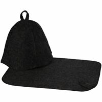 16952.30&nbsp;717.5&nbsp;Набор для бани Heat Off с ковриком, черный&nbsp;277745