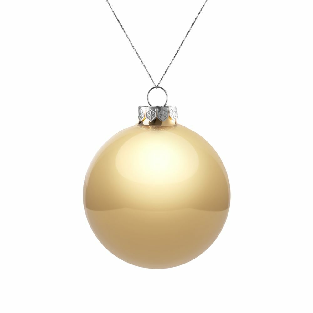 17678.00&nbsp;340&nbsp;Оформительский шар Finery, 8 см, глянцевый золотистый&nbsp;259996