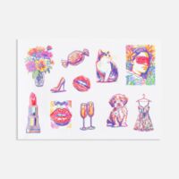 19072.02&nbsp;400&nbsp;Стикерпак UV-DTF Thematik, для женщин&nbsp;279229