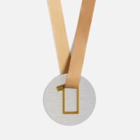 20563.11&nbsp;370&nbsp;Медаль Fundo, серебристая с 3D-подвеской Symbol, цифра 1&nbsp;284977