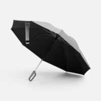 22324.10&nbsp;3290&nbsp;Зонт обратного сложения с ручкой-карабином Foldberry, серый&nbsp;278876