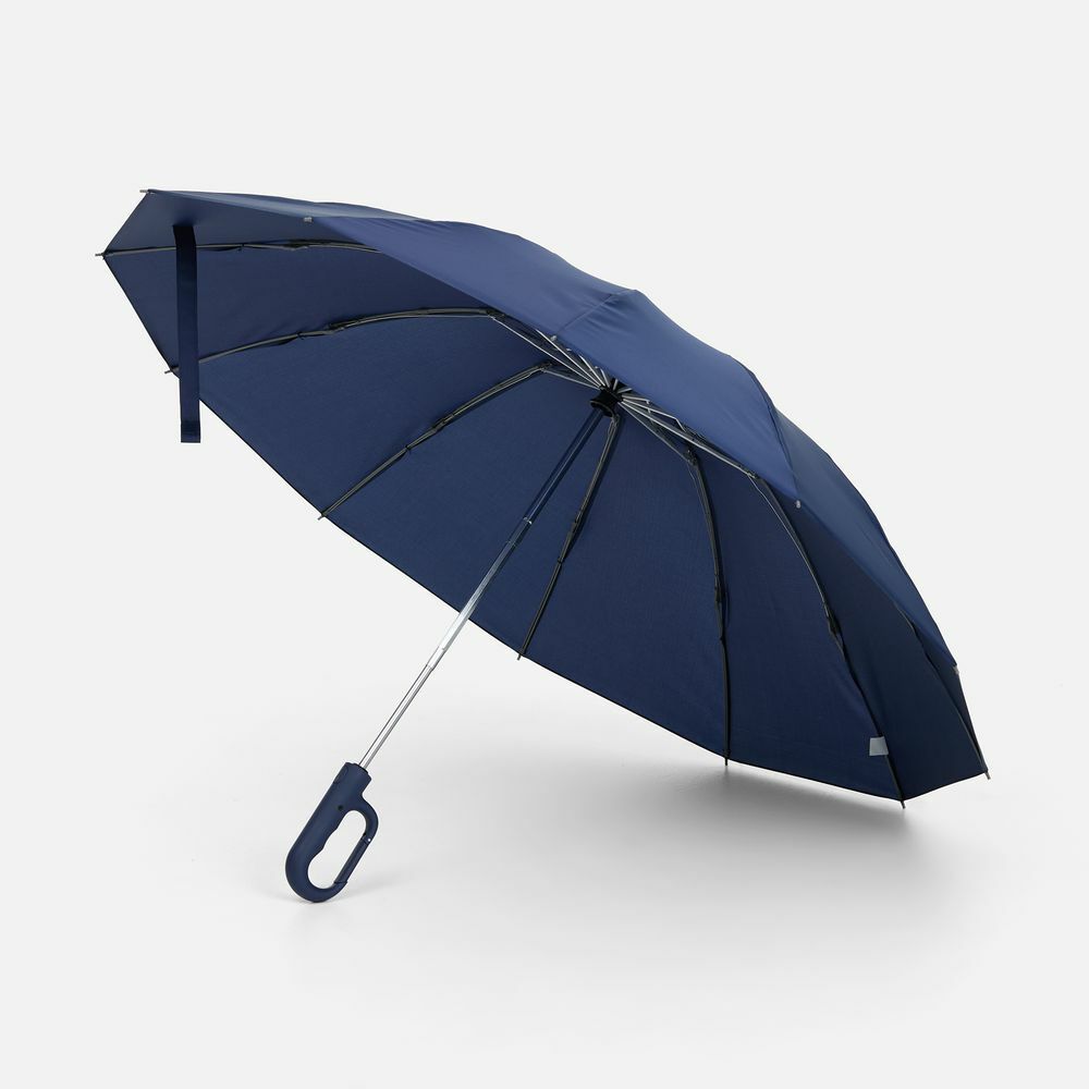 22329.40&nbsp;2290&nbsp;Зонт обратного сложения inLoop с ручкой-карабином, темно-синий&nbsp;279117
