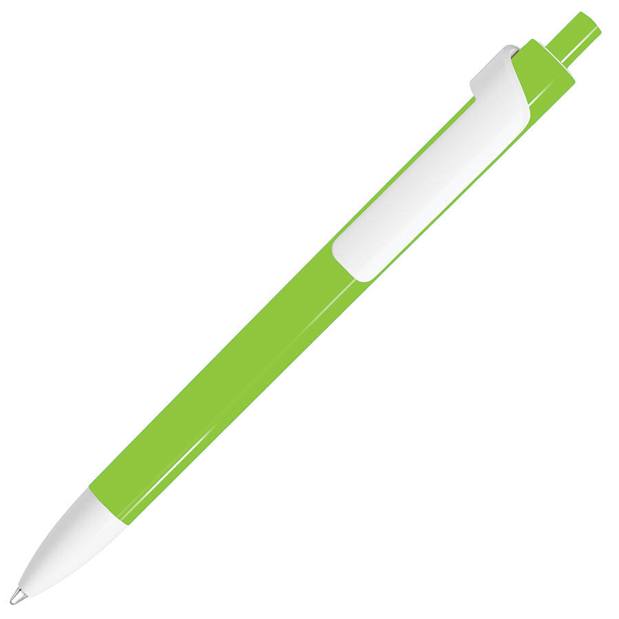 602/132&nbsp;19.000&nbsp;FORTE, ручка шариковая, зеленое яблоко/белый, пластик&nbsp;49221