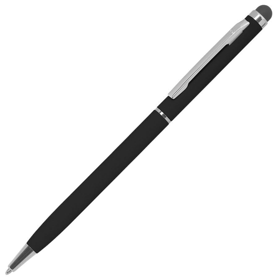 1105G/35&nbsp;75.000&nbsp;TOUCHWRITER SOFT, ручка шариковая со стилусом для сенсорных экранов, черный/хром, металл/soft-touch&nbsp;18384