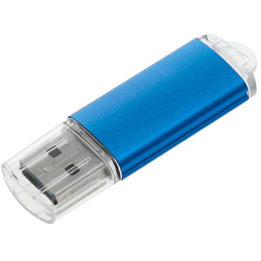 19301_8Gb/24&nbsp;269.250&nbsp;USB flash-карта "Assorti" (8Гб),синяя,5,5х1,7х0,6см,металл&nbsp;23026