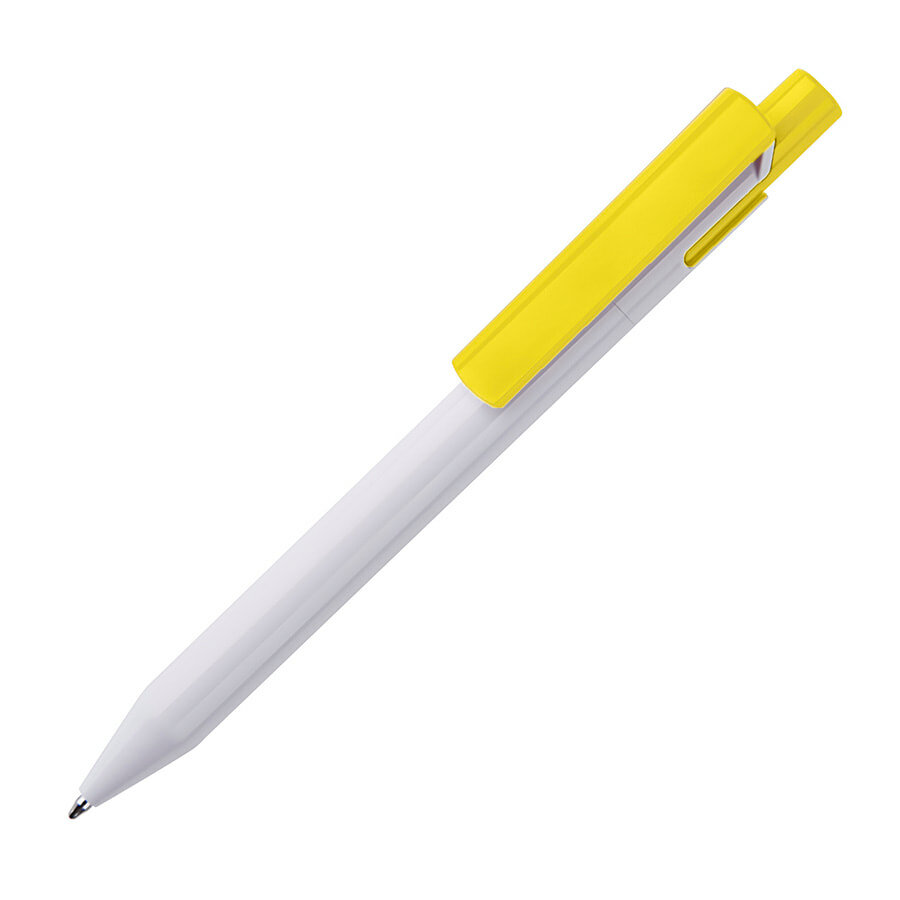 192/01/120&nbsp;20.000&nbsp;Ручка шариковая Zen, белый/желтый, пластик&nbsp;57595
