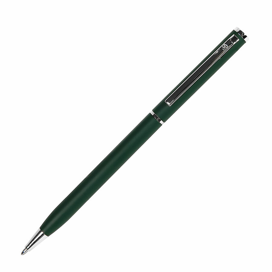 1100/15&nbsp;43.000&nbsp;SLIM, ручка шариковая, зеленый/хром, металл&nbsp;49775