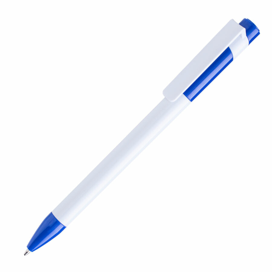 1018MC/136&nbsp;32.000&nbsp;Ручка шариковая MAVA, белый/темно-синий, пластик&nbsp;140932