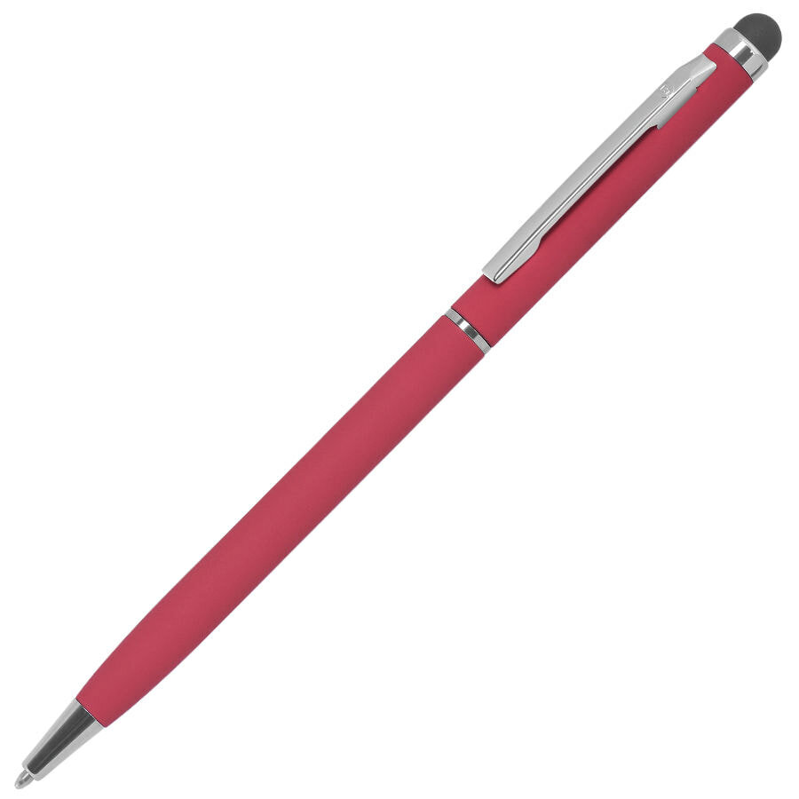 1105G/08&nbsp;75.000&nbsp;TOUCHWRITER SOFT, ручка шариковая со стилусом для сенсорных экранов, красный/хром, металл/soft-touch&nbsp;49862