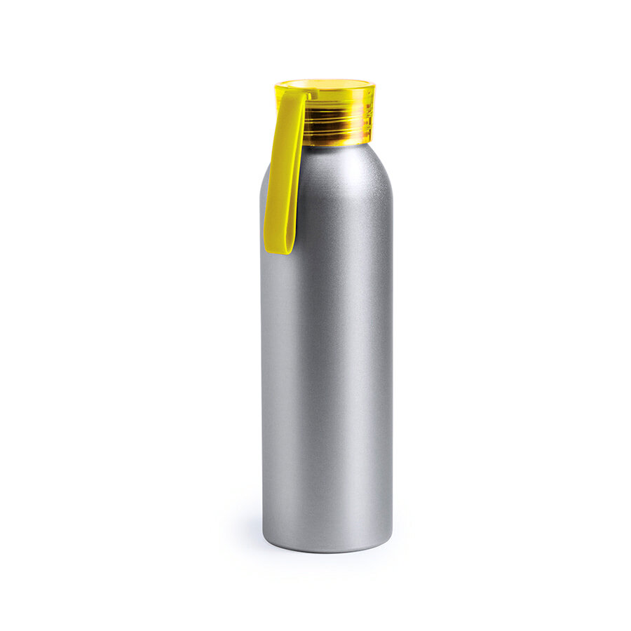 345986/03&nbsp;595.000&nbsp;Бутылка для воды "Tukel", 0 x 23 x 0 cm, алюминий, пластик, 650 мл., желтый&nbsp;90296