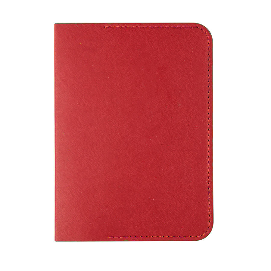 34008/08&nbsp;400.000&nbsp;Обложка для паспорта  "Impression", 10*13,5 см, PU, красный с серым&nbsp;50407