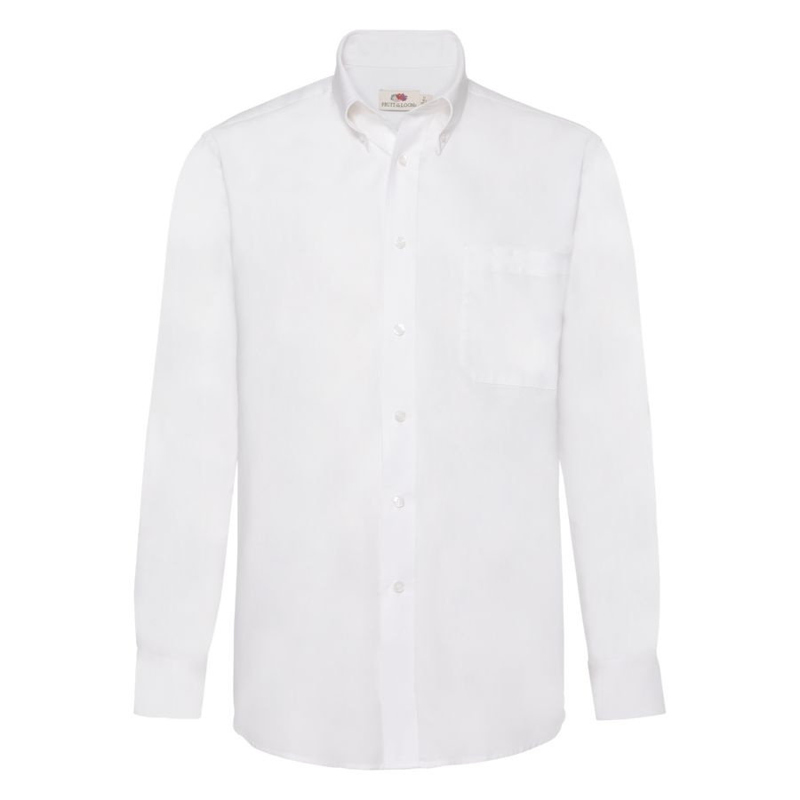 651140.30/S&nbsp;999.000&nbsp;Рубашка "Long Sleeve Oxford Shirt", белый_S, 70% х/б, 30% п/э, 130 г/м2&nbsp;98823